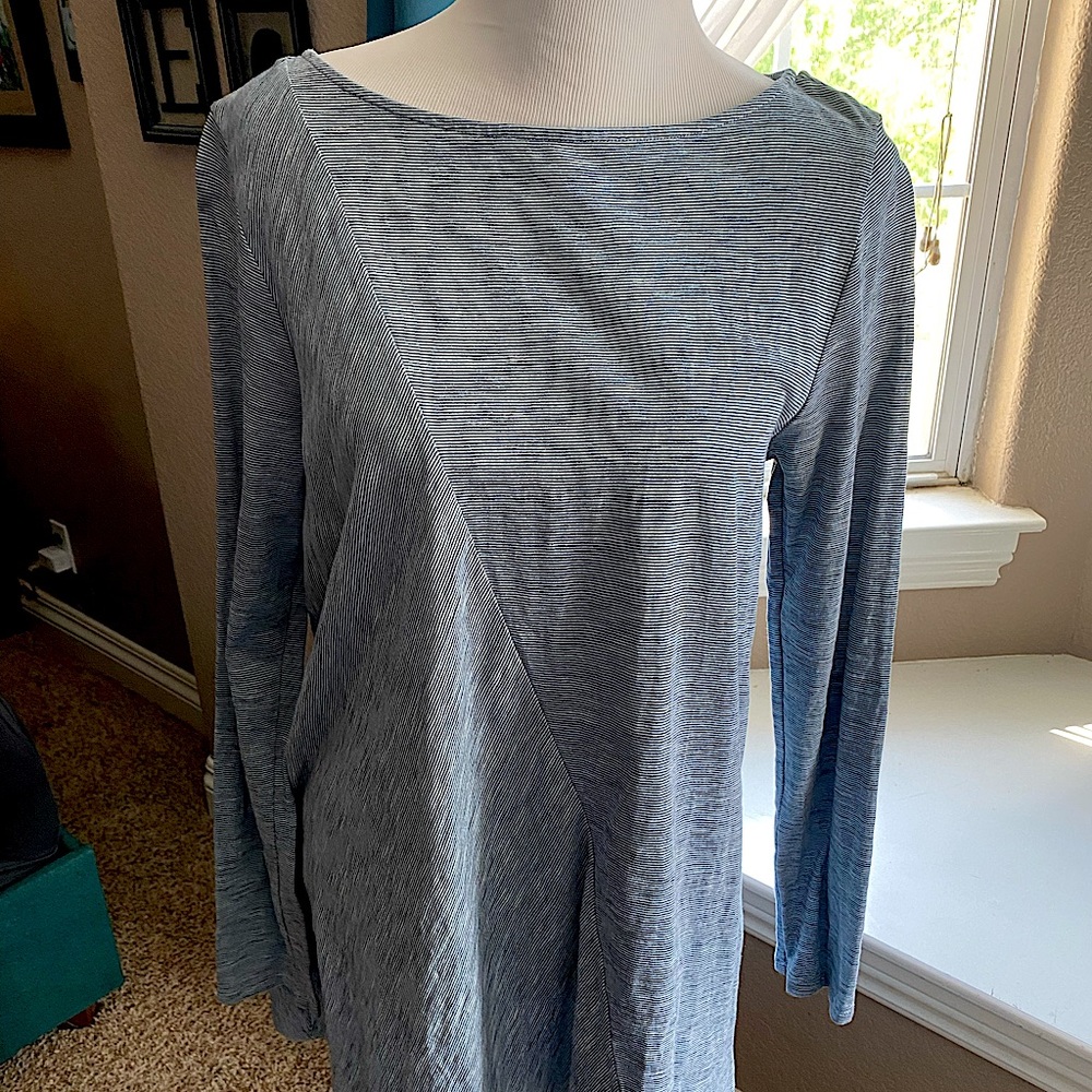 Bias Seam Casual Top - Long Sleeve